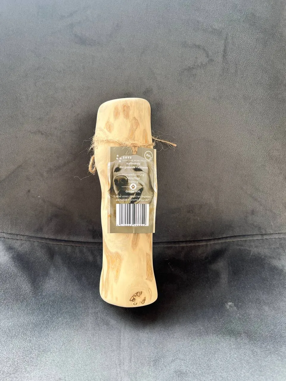 Zoys klassisches Kaffeeholz – robustes Kauholz für Hunde (Größe XXL, Naturholz)