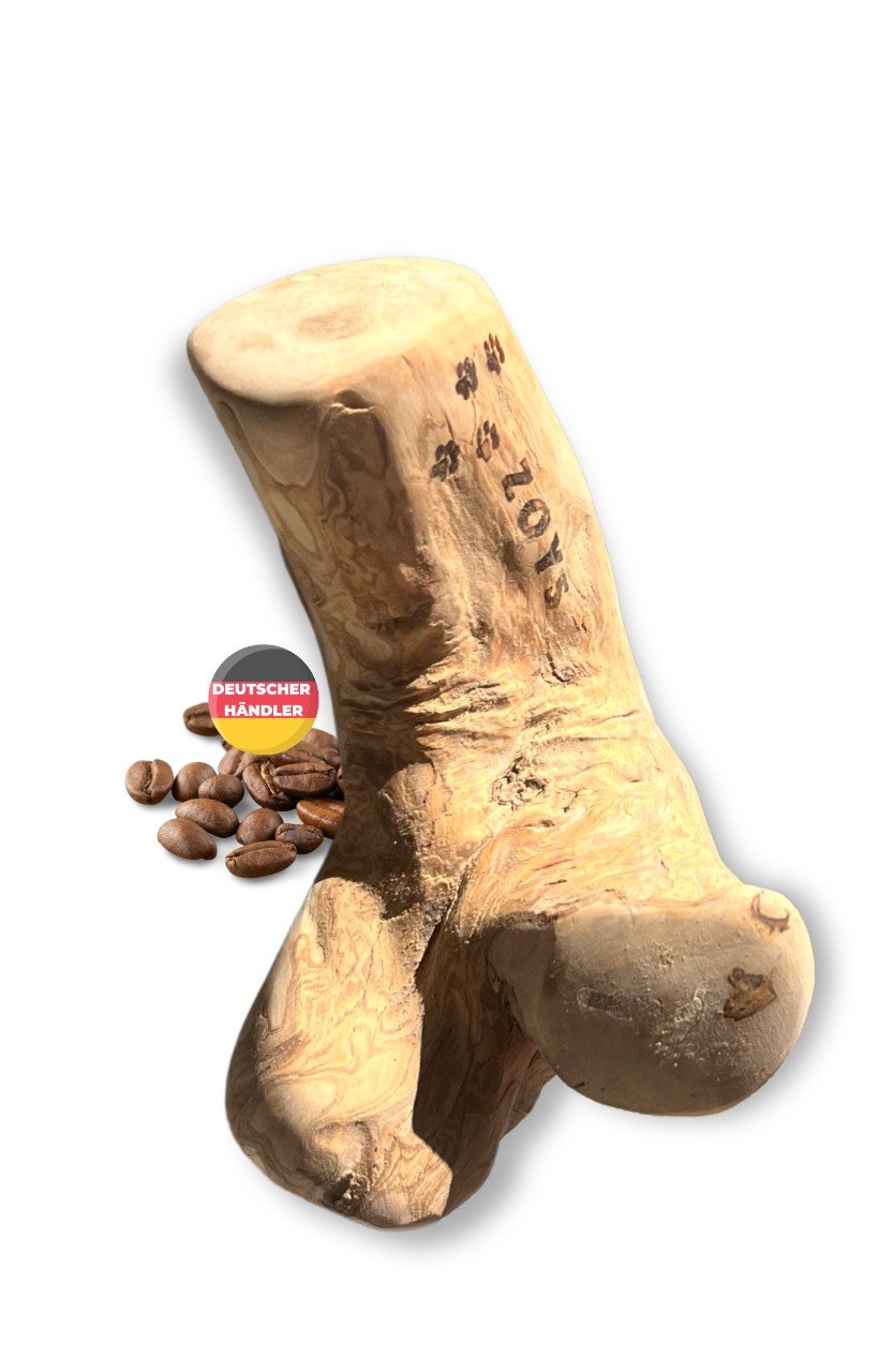Zoys Kauwurzel aus Kaffeeholz – natürlich geformtes Kauholz mit vielen Kanten